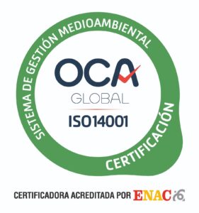 Certificado ISO 14001 de gestión medioambiental (OCA Global)