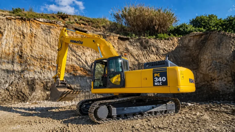 Excavadora de cadenas Komatsu PC340 de 35 toneladas