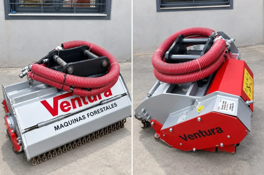 Trituradora hidráulica Ventura Tocatins TFVLMFH100 para miniexcavadora